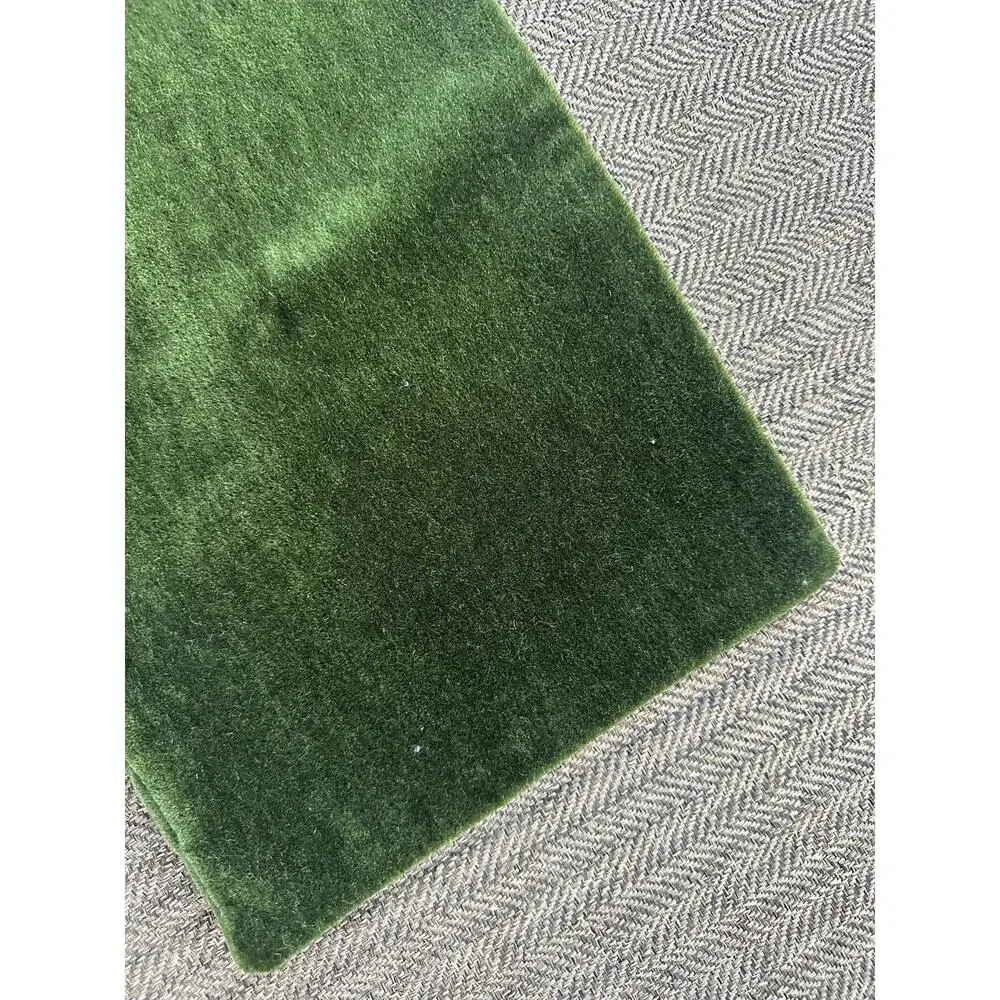 New 12x18” dark green velvet pillow cover romantic Victorian antique home decor